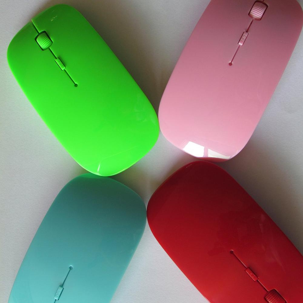 Ratón inalámbrico de 2,4G con receptor Usb Mini ratón óptico portátil ratón ergonómico ratón Universal para ordenador portátil Pc ratón