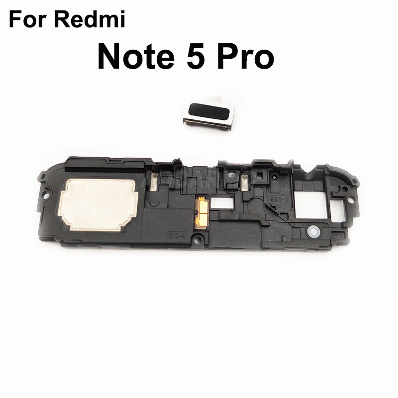 Aocarmo For XiaoMi Redmi Note 5 Pro Bottom Loudspeaker Top Earpiece Ear Speaker Flex Cable