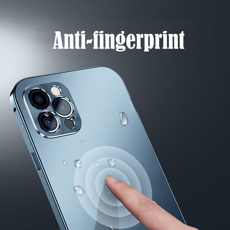 Obudowa ze stopu lotniczego akrylowa obudowa z tyłu dla iphone 12 Pro MAx 12 mini obudowa z tyłu metalowa kamera dla iphone 12 PRo luksusowa obudowa na telefon