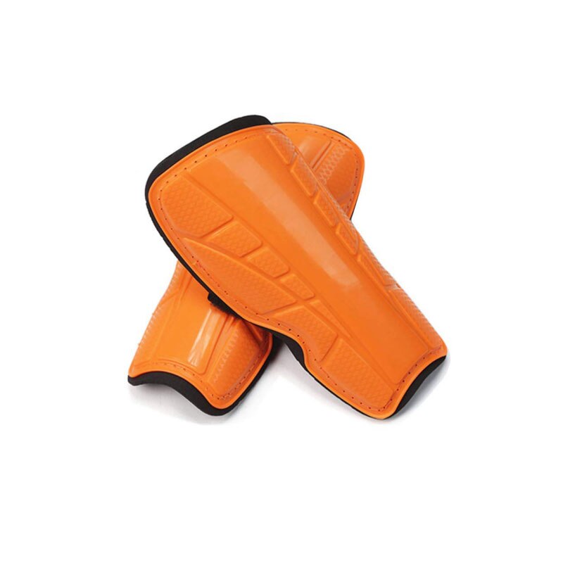 Shin Guards Sports Soccer Leg Guard Kids Shin Pads Children Calf Protector Gear Football Training Equipment: Orange