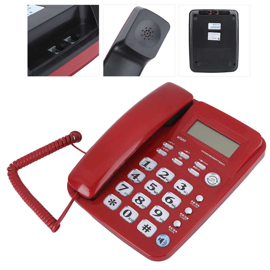 Office Domestic Business Caller Identification Telephone Fixed Hands Free Call Landline