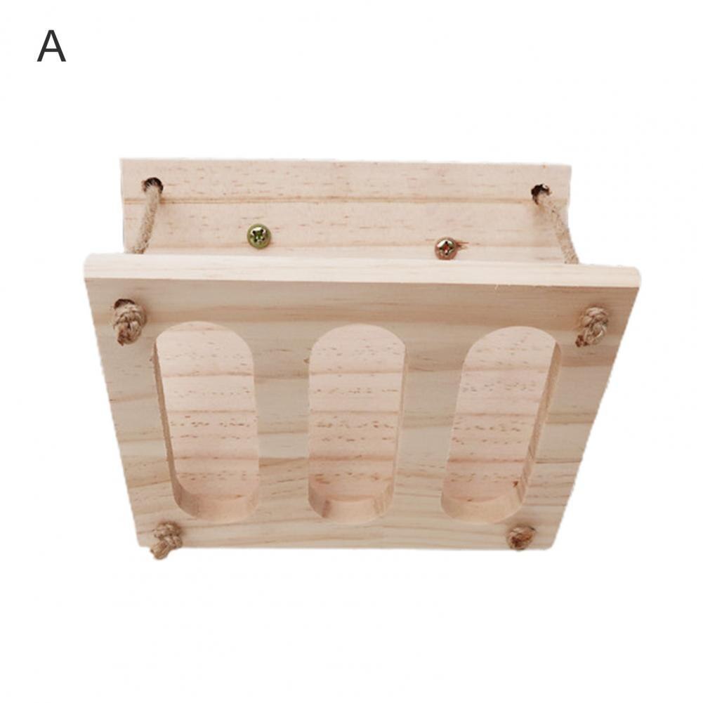 Functionele Hooiruif Effen Anti-Bite Mini Minimaliseren Afval Cavia Hamster Feeder: A
