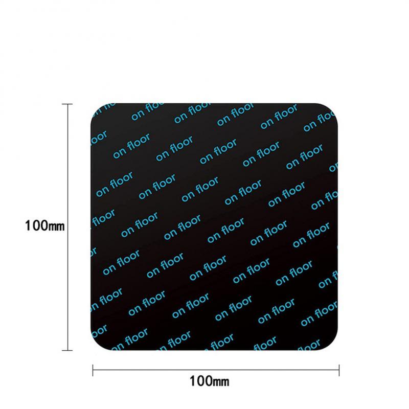 8 stücke Teppich Nicht-slip Aufkleber Selbst-Kleber Anti Skid Grip Band Teppich Boden Matte Feste Aufkleber Teppich Aufkleber rechtwinklig L-form: Licht Grün