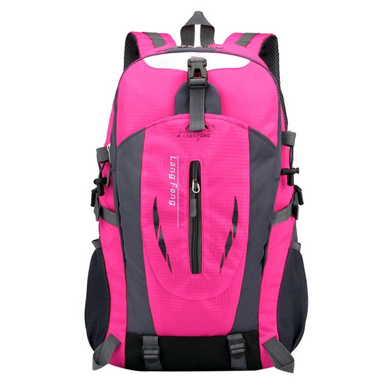 40L Wandelen Rugzakken Mannen Waterdichte Vrouwen Camping Zakken Mannen Rugzak Outdoor Sporttas Trekking Rijden Rucksuck Grote: Rose red