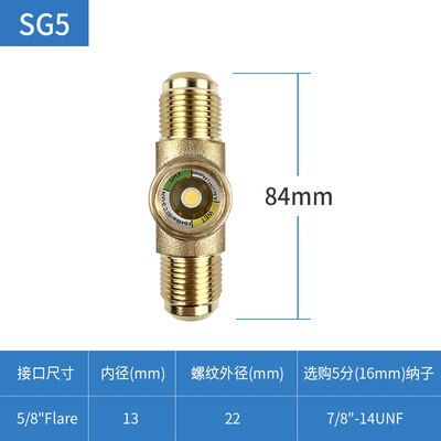 Zentrale klimaanlage kälte ausrügestochen schauglas kältemittel anblick glas kälte zubehör: SG5