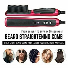 Hair Straightening Irons Beard Grooming kit Boy Multifunctional Men Beard Straightener Styling Multifunctional Hair Comb Brush
