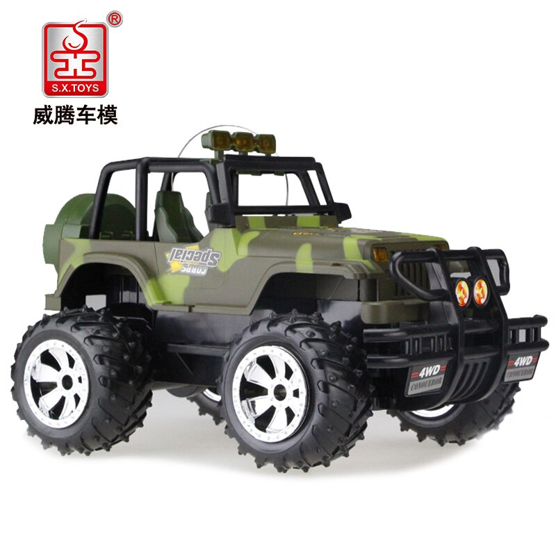schnell-TRAK Fernbedienung Auto RC Auto SUV Modell für Jungen Geburtstagsgeschenk: Grün mit 1 Batterie