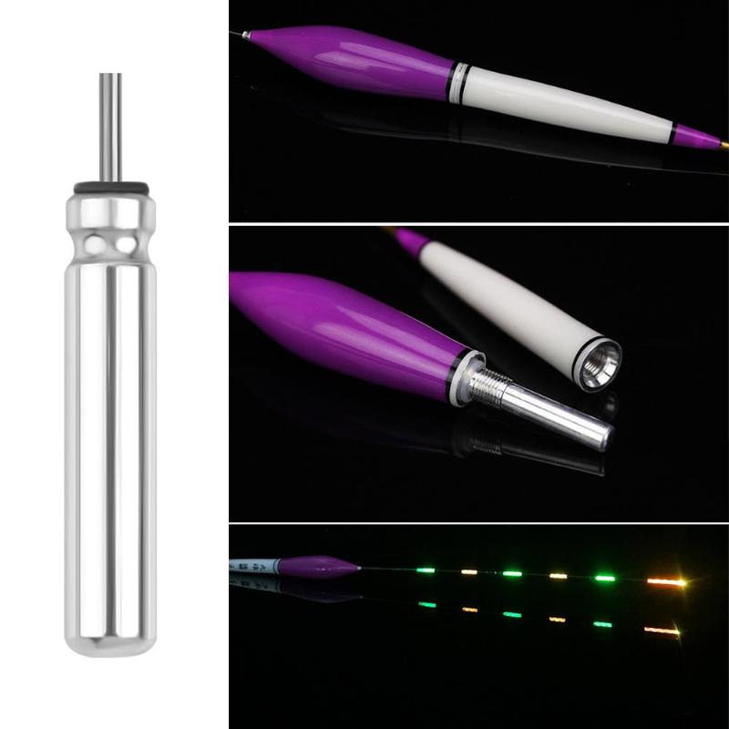 5 pièces/ensemble pêche vairon flotte batterie Match USB costumes pour chargeur dispositifs pêche Pesca attirail accessoires outils