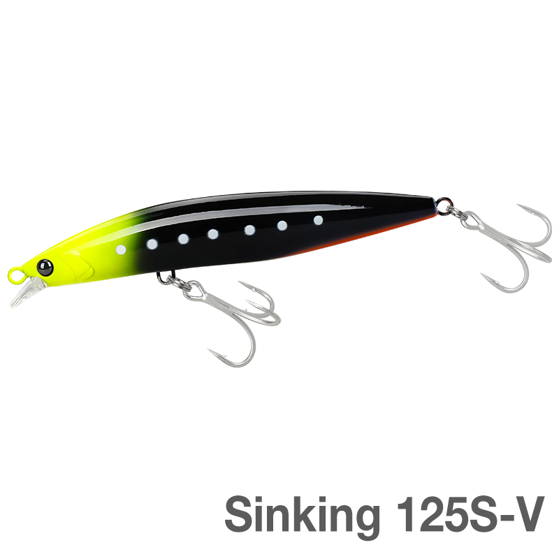 TSURINOYA High Strength Ultra-long Casting Sinking Minnow Stinger 125S 125mm 28g Saltwater Fishing Lure Artificial Hard Baits: Light Red