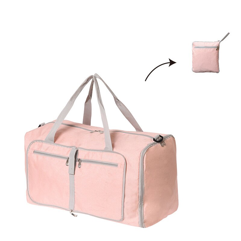 SONGYI Sports Handbag Solid Fitness Yoga Training Bag Short-distance Sports Shoulder Portable Men Women Luggage Bag Y189: Pink