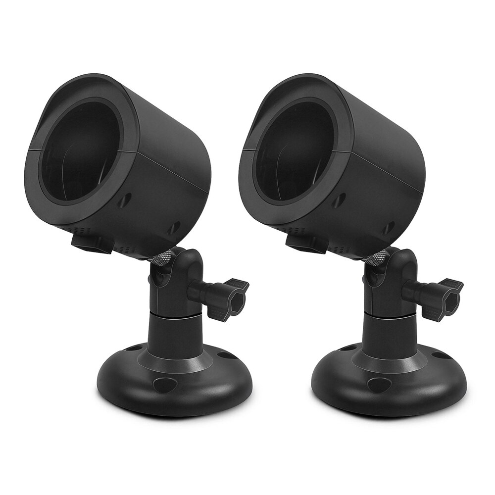 Soporte de pared resistente a la intemperie para YI Home soporte giratorio de 360 grados montado en cámara de pared para YI 1080p/720p Home Camera: 2pcs black