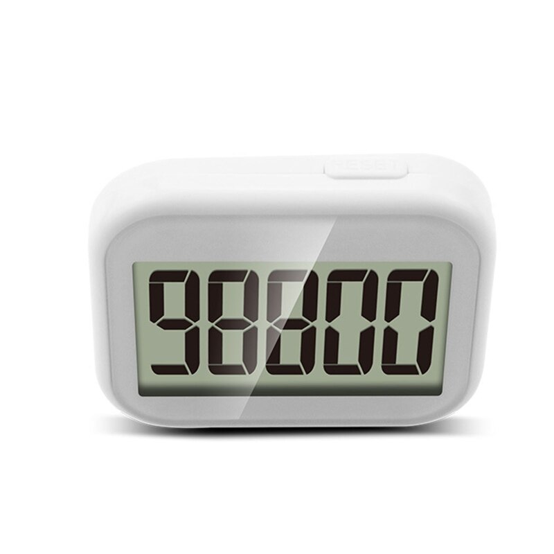 2022 3D Pedometer Accurate Step Counter with Clip Large Display Accurate Pedometers for Steps Mile Step Tracker for Walking: White