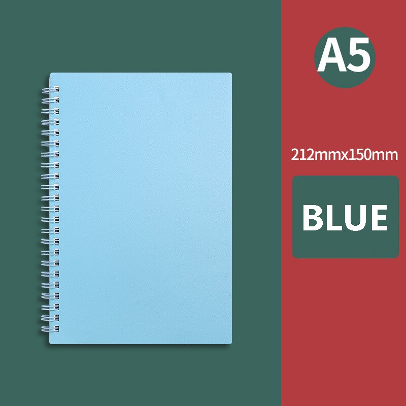 Morandi Coil Spiral A5 Diary Notebook Grid Paper Daily Weekly Planner Agenda Organizer Notepad School Office Supplies Stationery: 01-Grid