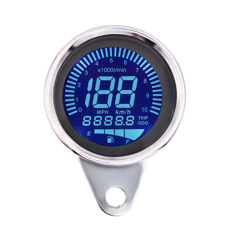 Multifunctional Motorcycle Instrument Panel LED Backlight Tachometer Speedometer Odometer Fuel Gauge
