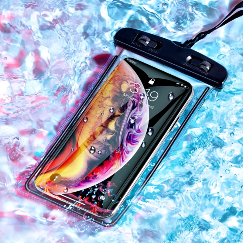 Sacchetto Del Telefono impermeabile deriva Immersioni Nuoto del Sacchetto Cassa Del Sacchetto Asciutto sott'acqua Copertura per Il Telefono di Acqua sport Da Spiaggia Piscina Sci 6 pollici