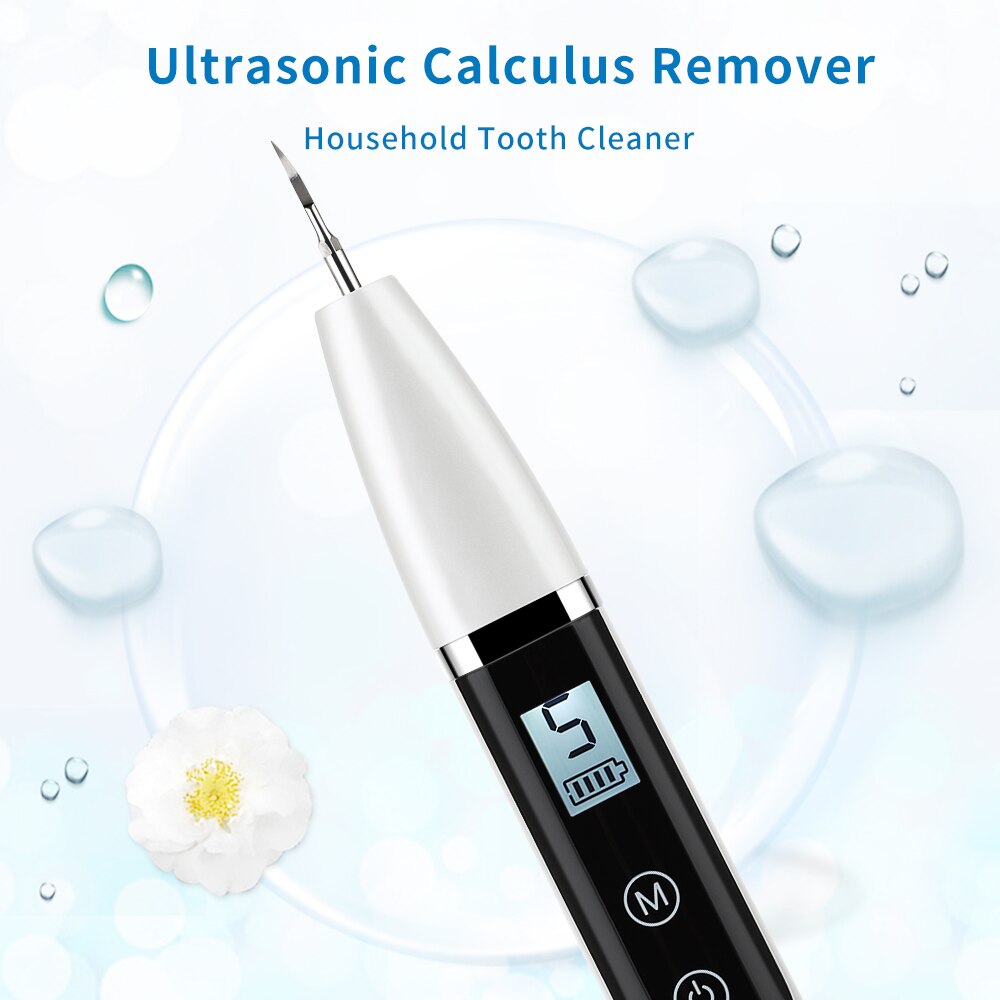 Ultrasonic Calculus Remover Dental Scaling Electric Home Portable Scaler Sonic Smoke Stains Tartar Plaque Teeth White