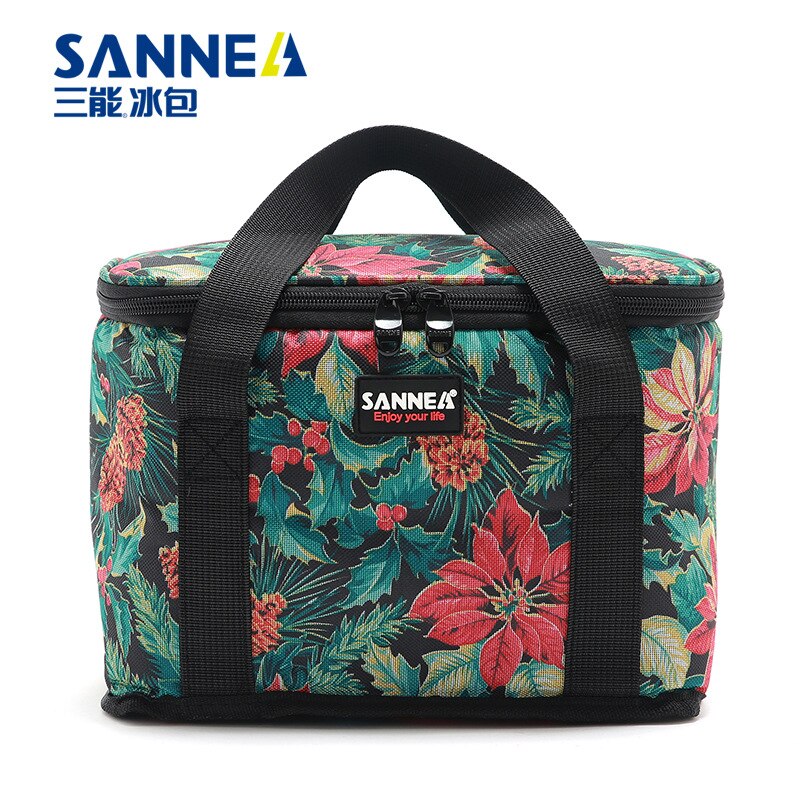 Sanne 9L Geïsoleerde Thermische Zak Grote Capaciteit Voedsel Verse Houden Lunchbox Koeltas Waterdichte Picknick Reizen Opslag Ice tas