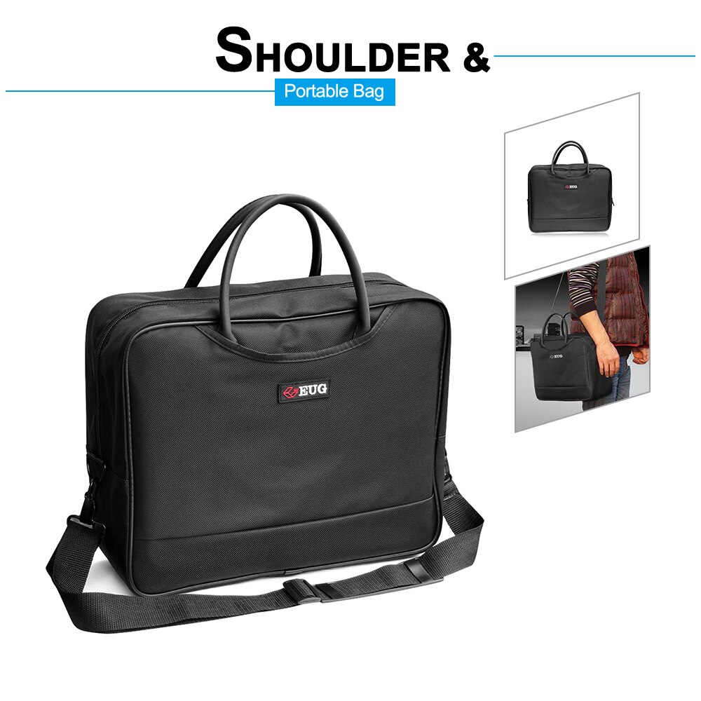 Bolso para proyector de tela portátil, bolsa de almacenamiento duradera de tela, multifunción, color negro, para proyectar películas, cine en casa