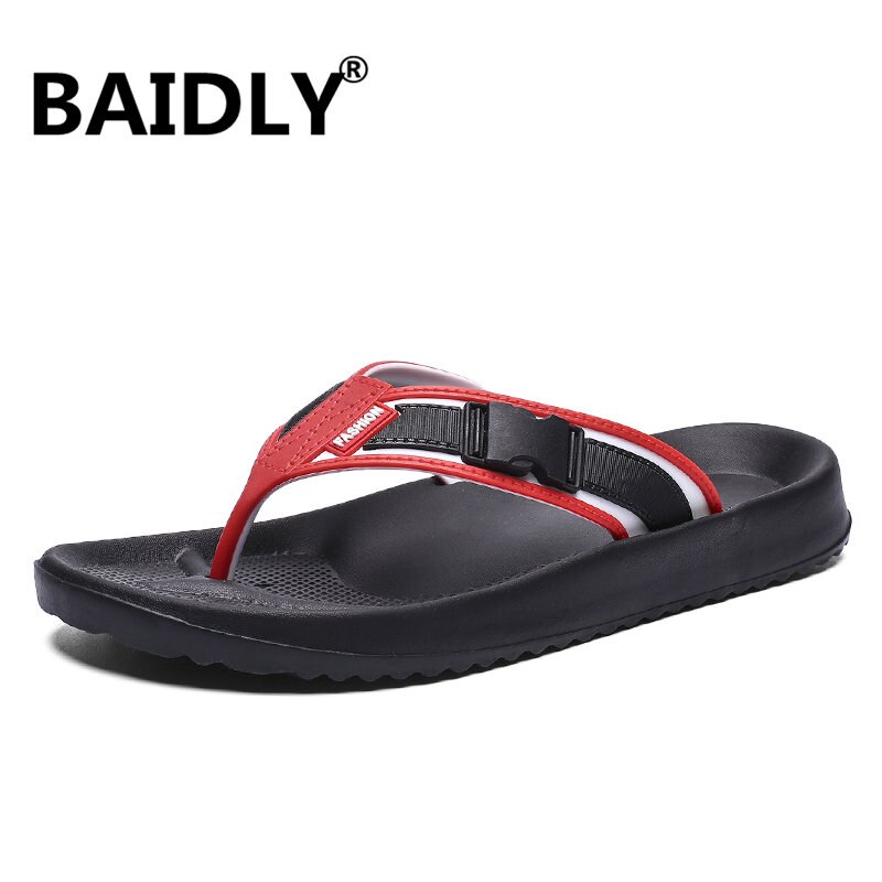 Sommar tofflor herr sandaler herr vatten skor lediga herr sandaler flip flop fritid soft slides skor strand tofflor sandalia