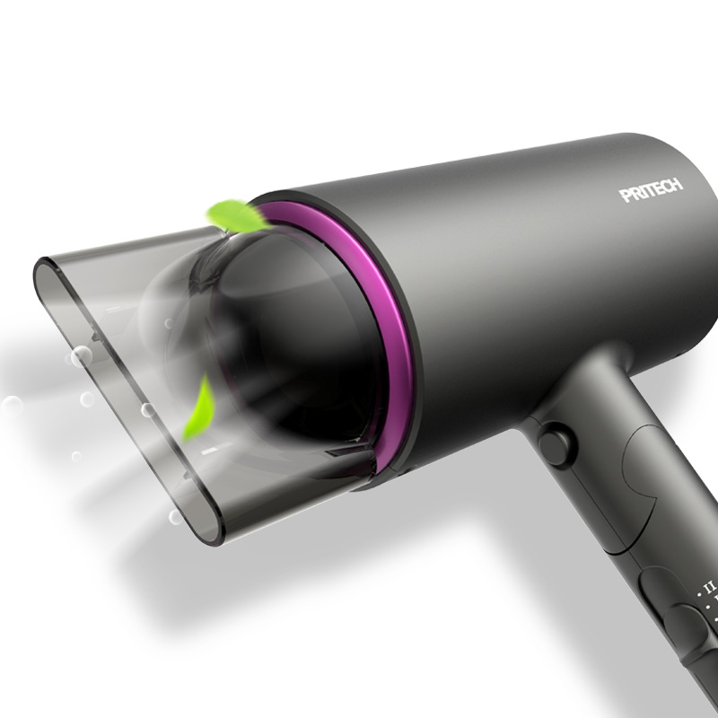 Pritech – sèche-cheveux pour Salon de coiffure 1400W 2 en 1, souffle ionique négatif, vent et froid, rapide