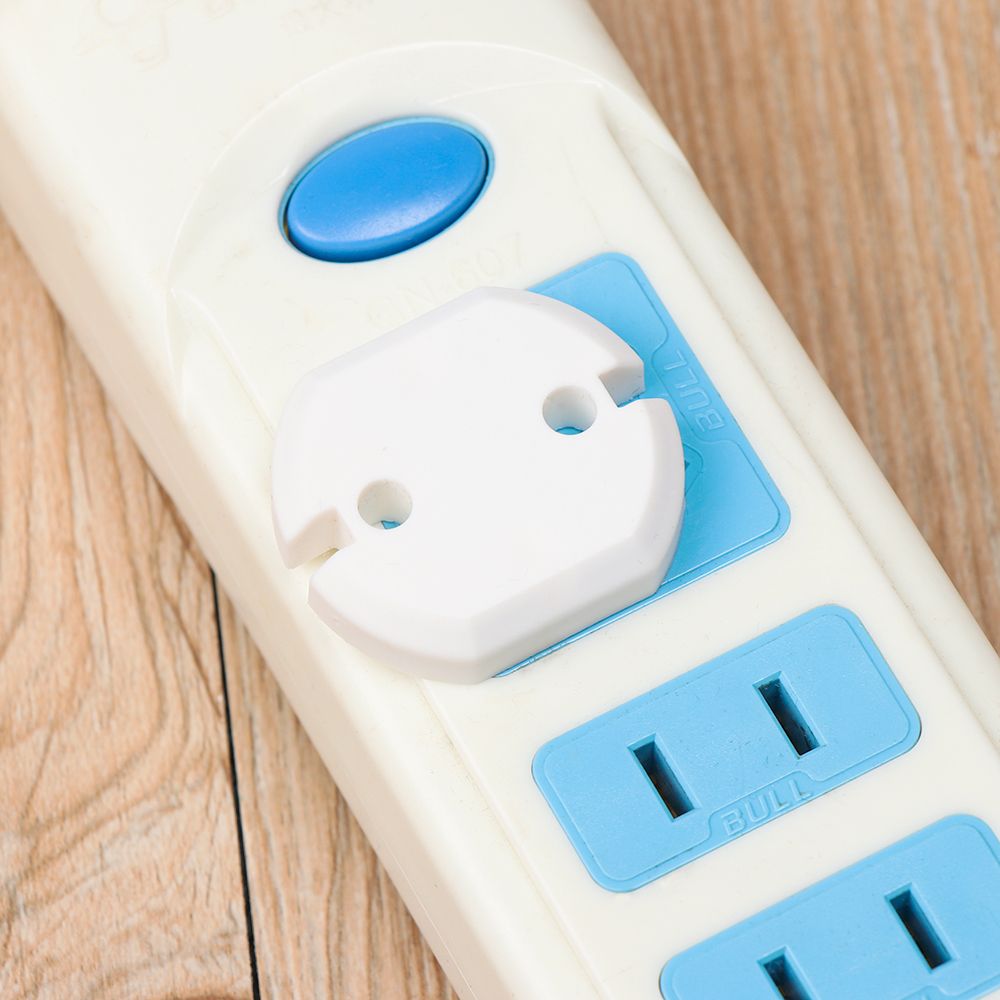 10Pcs Power Socket Plug Protector Cover Anti-Electric Outlet Guard European Standard Electric Safety Protection Security Locks