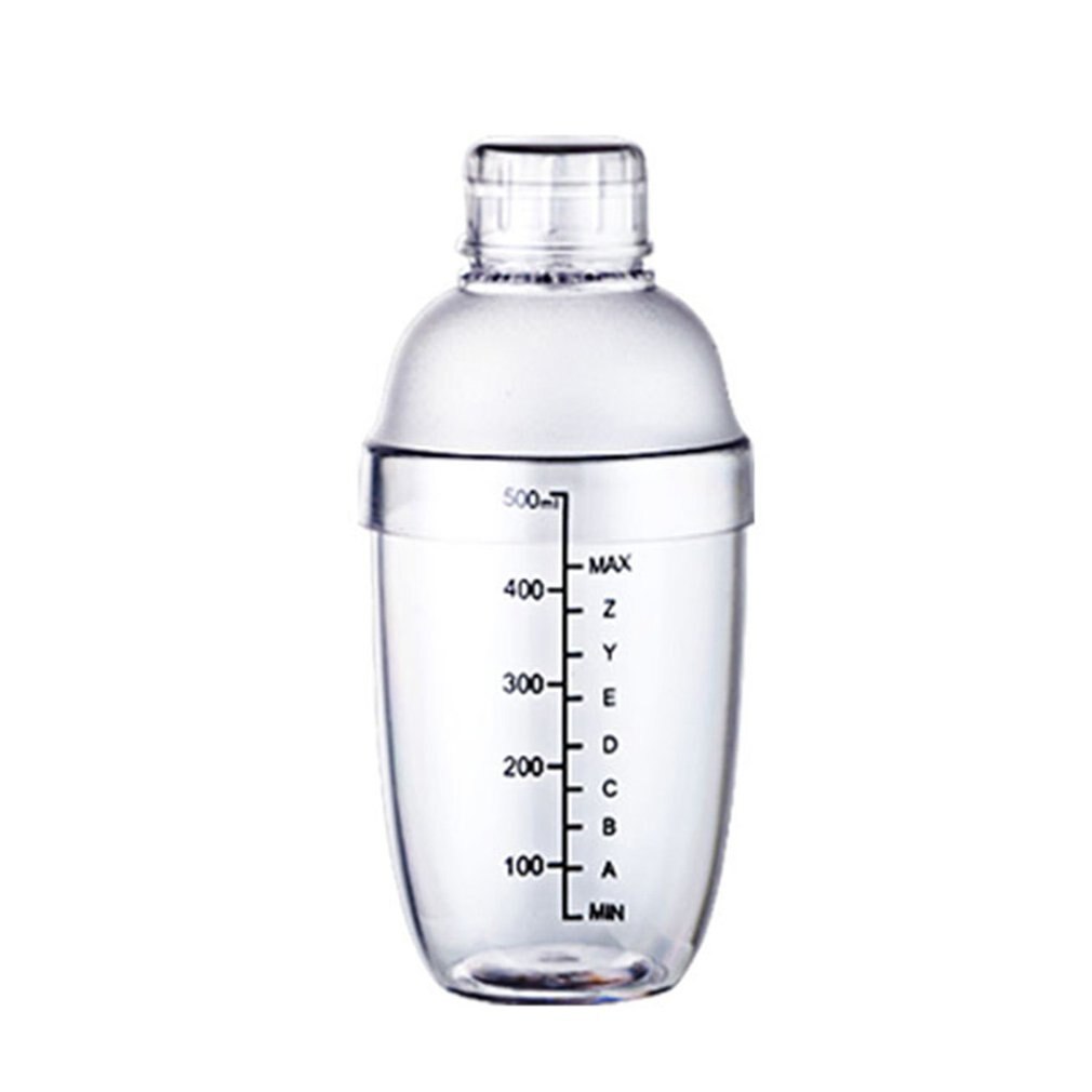 Shop Hand Shaker PC Snow Ke Cup With Black Scale Transparent Resin Snow Ke Pot Milk Tea Shop Hand Shaker: 530ML