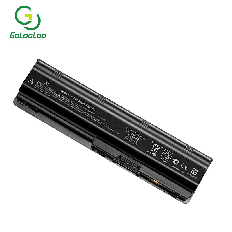 Golooloo 6 celler laptop batteri för hp notebook  pc 593553-001 för pavilion  g4 g6 g32 cq42 mu06 593562-001 dm4 dv6 mu09 hstnn -lb0w