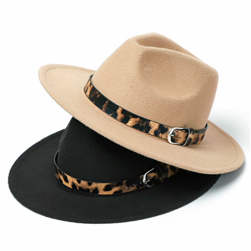 Fedora Hat men women Imitation wool winter women felt hats men black top Jazz Hat Fedoras Hat Sombrero Mujer