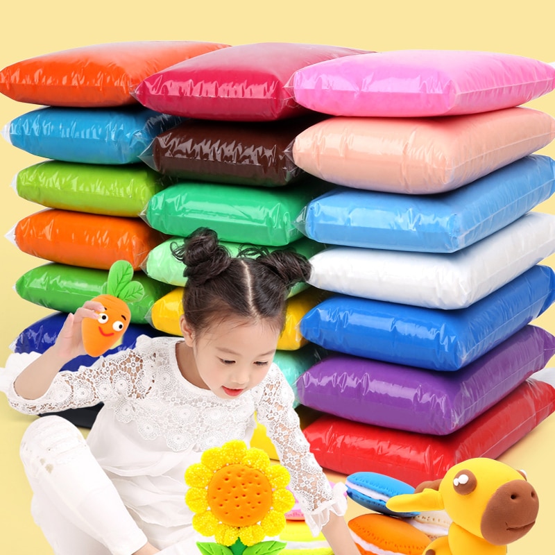 48/36 Color Super Light Clay DIY Toys Children Educational Air Dry Polymer Plasticine Safe Colorful Light Clay Toy To Kids