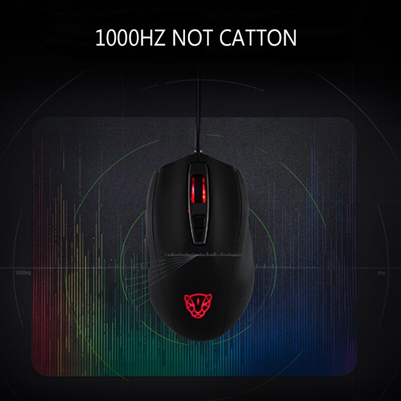Motospeed  v60 rgb gaming muis voor gamers, programmeren, 5000 dpi usb computer, 7- knops optische muis met achtergrondverlichting, breathe led voor pc-laptop