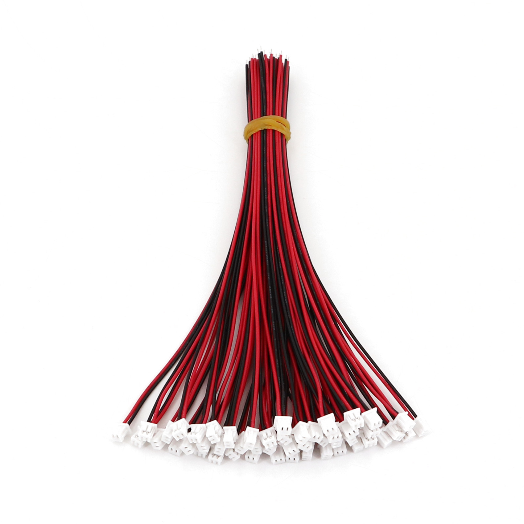 50Sets Micro JST 2/3/4/5/6/8 Pin Single End Pitch 1.25mm 15cm 28AWG Wire to Board Connector