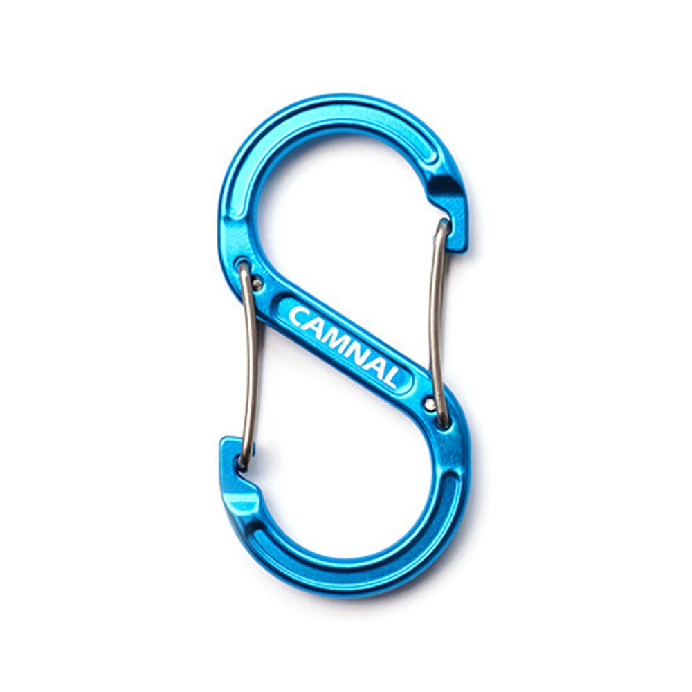 Rappelling Rope Grab Safety Equipment Gear Mountaineering Rescue Rock Climbing Accessories Parts With Climbing Rope: Blue Carabiner