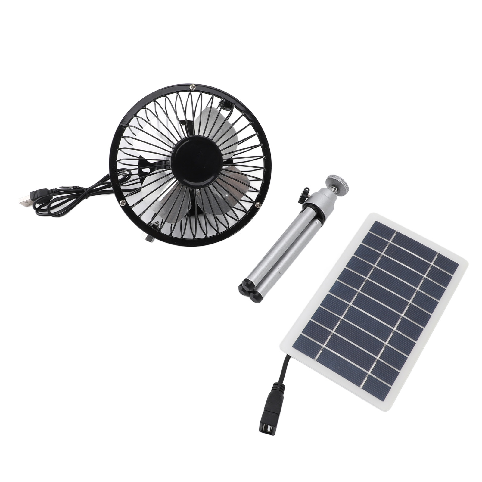 Ventilador con Panel Solar, extractor Solar de 10W, respetuoso con el medio ambiente, portátil, silencioso, de alta eficiencia, con soporte para gallinero: Default Title