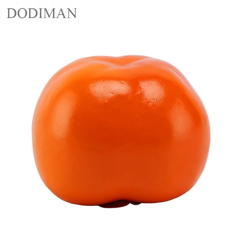 Simulation frugt model skum persimmon fotografering rekvisitter hjem jul indretning tilbehør vindue display møbler