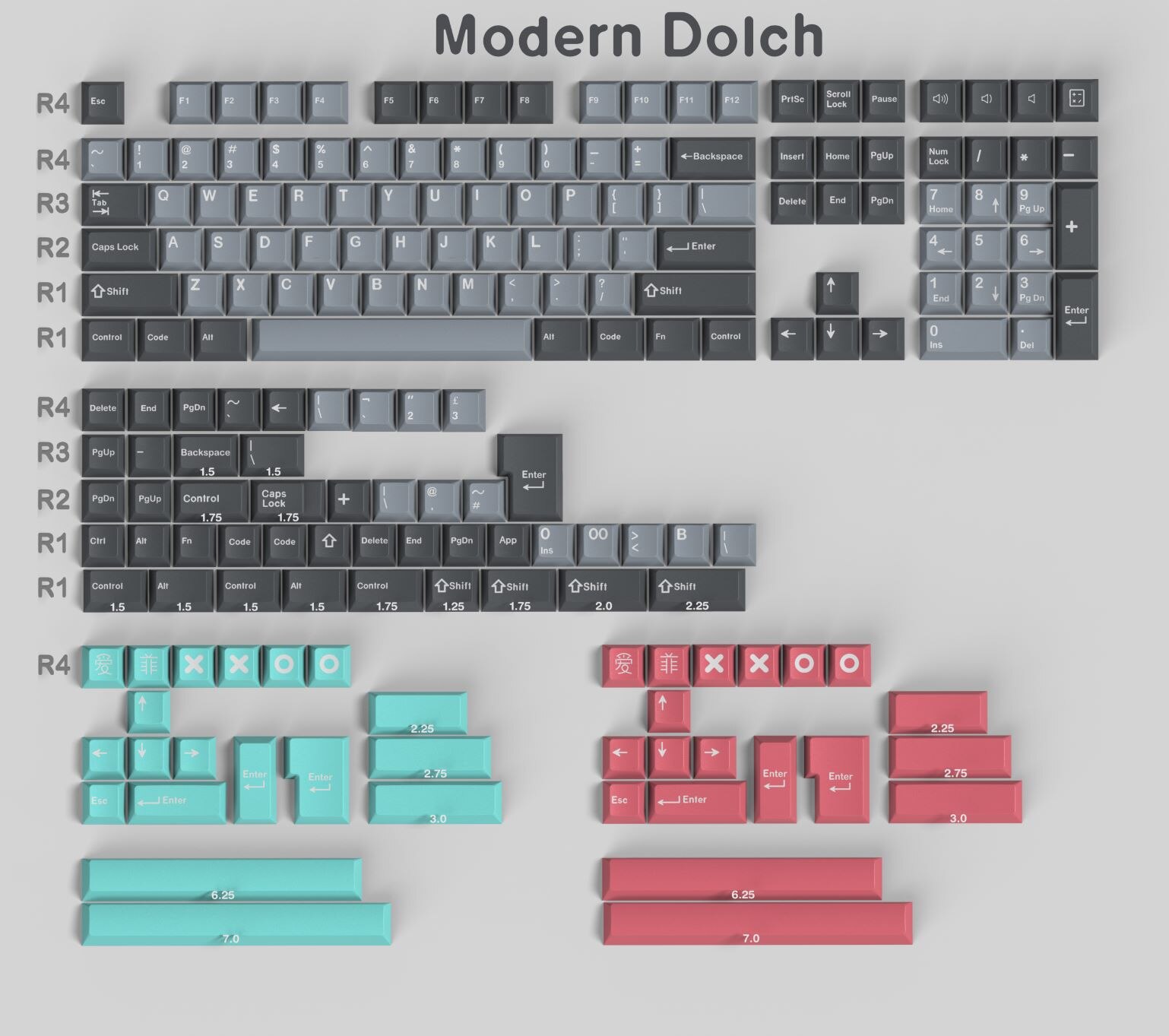 G-MKY 173 Dmg/Shoko/Taro/Wob Keycaps Cherry Profie... – Vicedeal