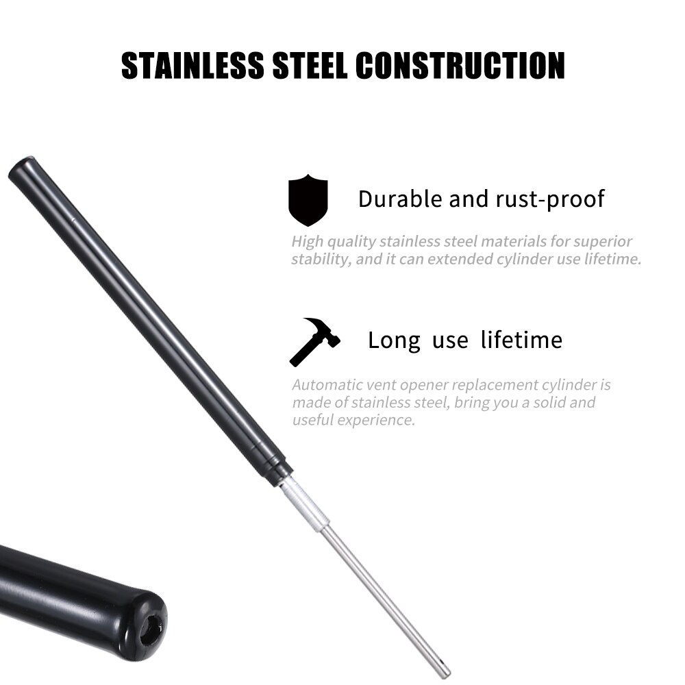 Stainless Steel Automatic Vent Opener Cylinder Standard Cylinder Greenhouse Windows Opener Replacement Temperature Sensitive