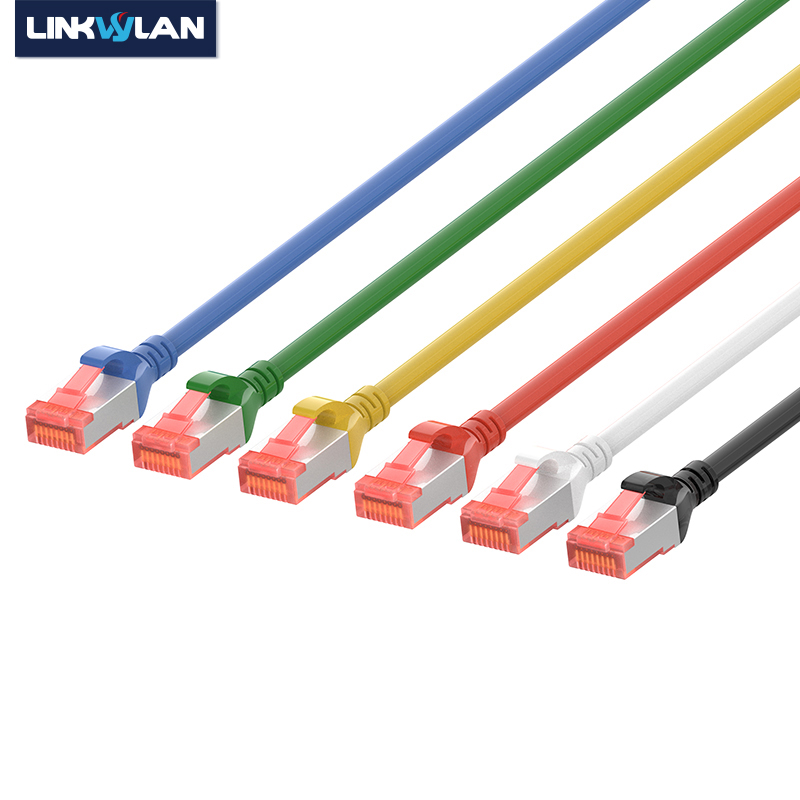 (5 Stück/Packung) RJ45-Netzwerk-Ethernet-Kabel Katze 6 SFTP-Patchkabel 0,25 m/0,5 m/1 m/1,5 m/2 m/3 m/5 m 6 Farben abgeschirmt