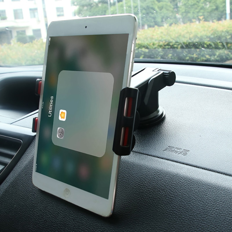 Tablet Phone Stand For IPad Air Mini Pro Samsung Strong Suction Tablet Car Holder Stand For IPhone X Phone 360 Degree Rotation