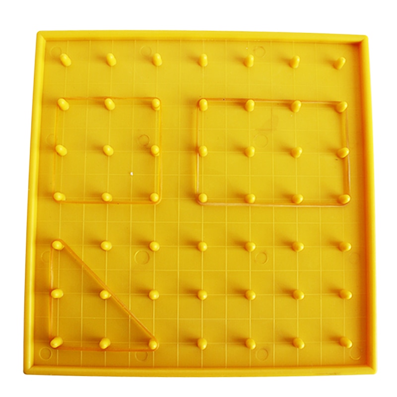 Children Educational Aids Plastic Nail Plate Mathematics Teaching Instrument Primary Mathematics Nailboard Tools Geometry Demo