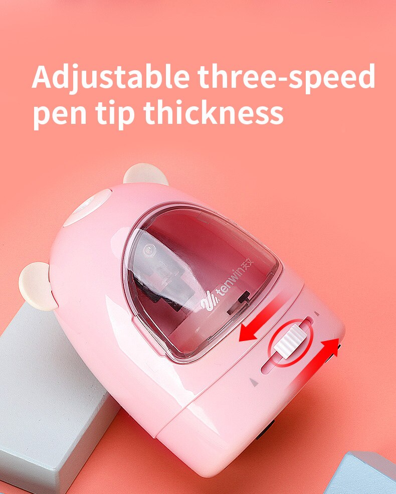 10pcs/7pcs Electric Pencil Sharpener Electronic Stationery Set Erasers Mechanical Kit Student Set Box Gifts I3812285922