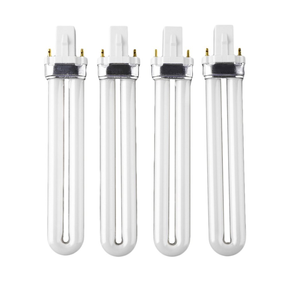 Secador de uñas de Gel UV, lámpara de 9W, reemplazo de tubo, novedad de , , 4 Uds.: Default Title