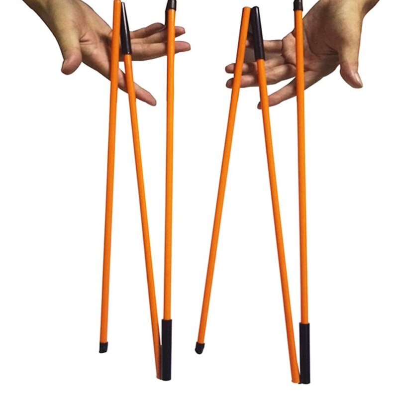 Golf Swing Putter Indicator Training Aid Tool Foldable Golf Indicator Stick Putter Auxiliary Exerciser for Improved