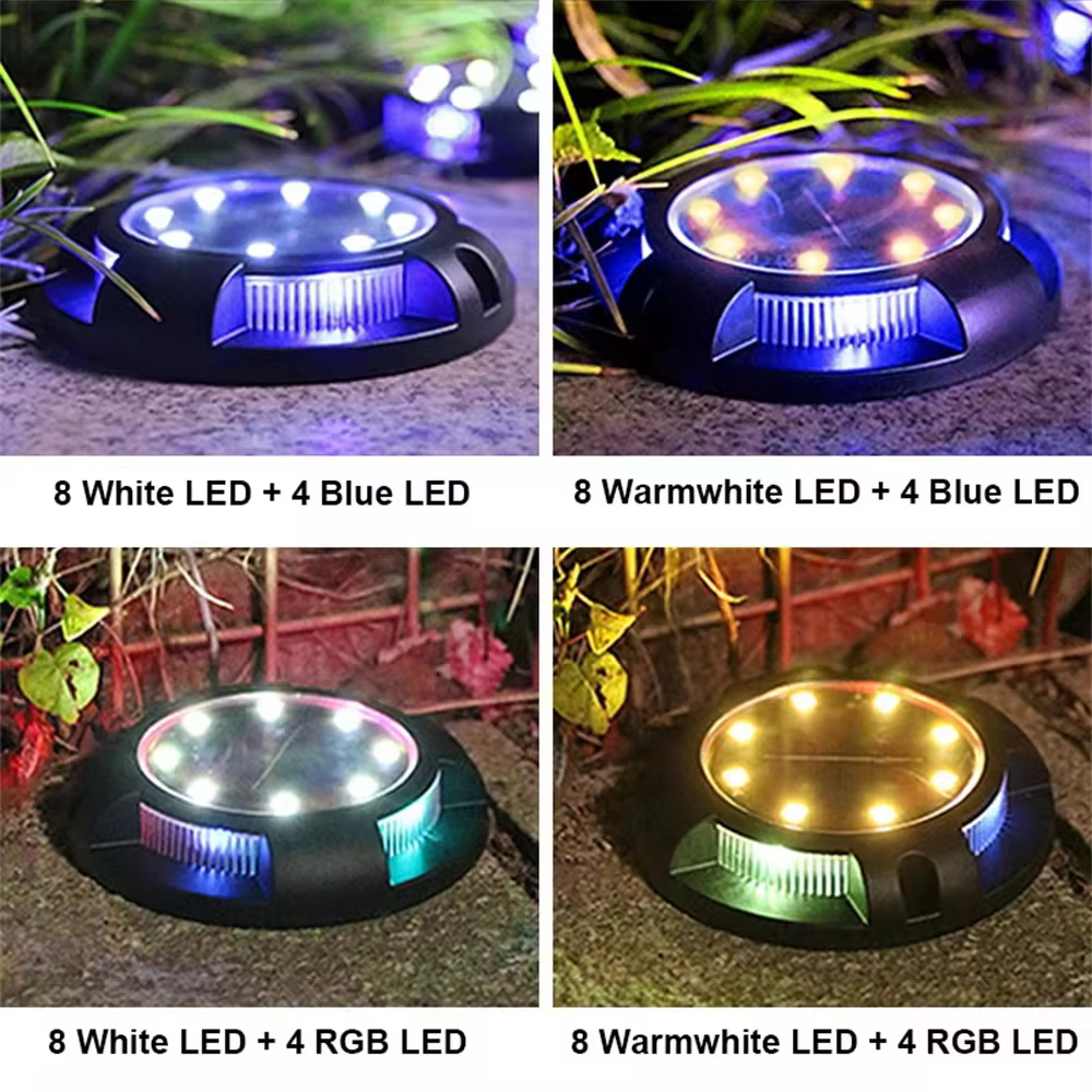 Super jasna lampa gruntowa zasilana energią słoneczną Zewnętrzna lampa patio Wodoodporna trawnik ogrodowy Dekoracyjna lampa schodowa Lampka nocna Szybka dostawa 4-6 dni Przyjazd Darmowa wysyłka