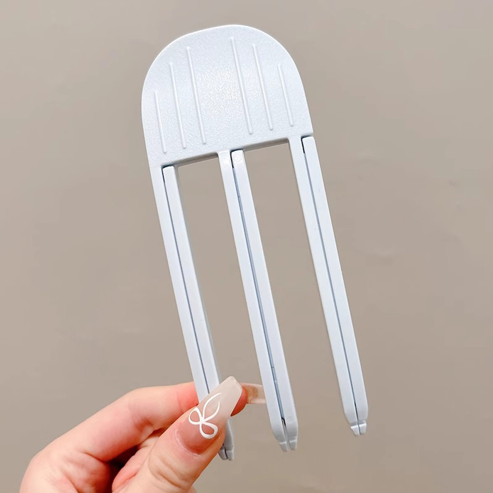 1/2Pcs Simple Fluffy Hair Roots Clips No Heat High Vertex Hair Curler Styling Fluffiness Women Men Volume Wind Sculpting Comb: dark blue