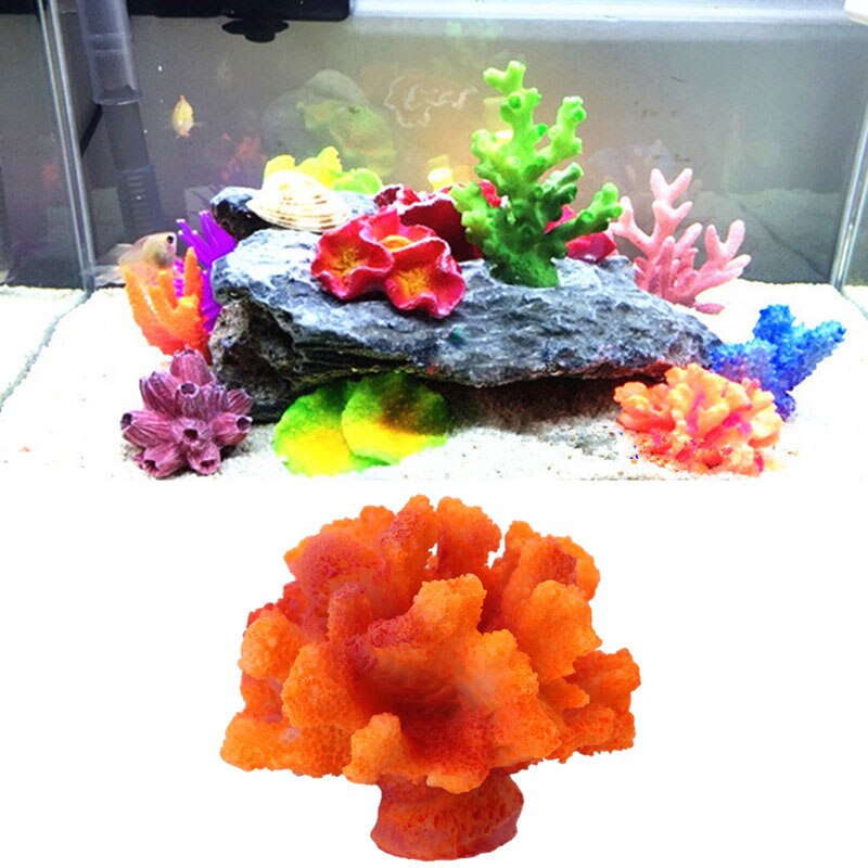 Kunstmatige Hars Coral Mini Aquarium Aquarium Decoraties Onderwater Ornament N1HA