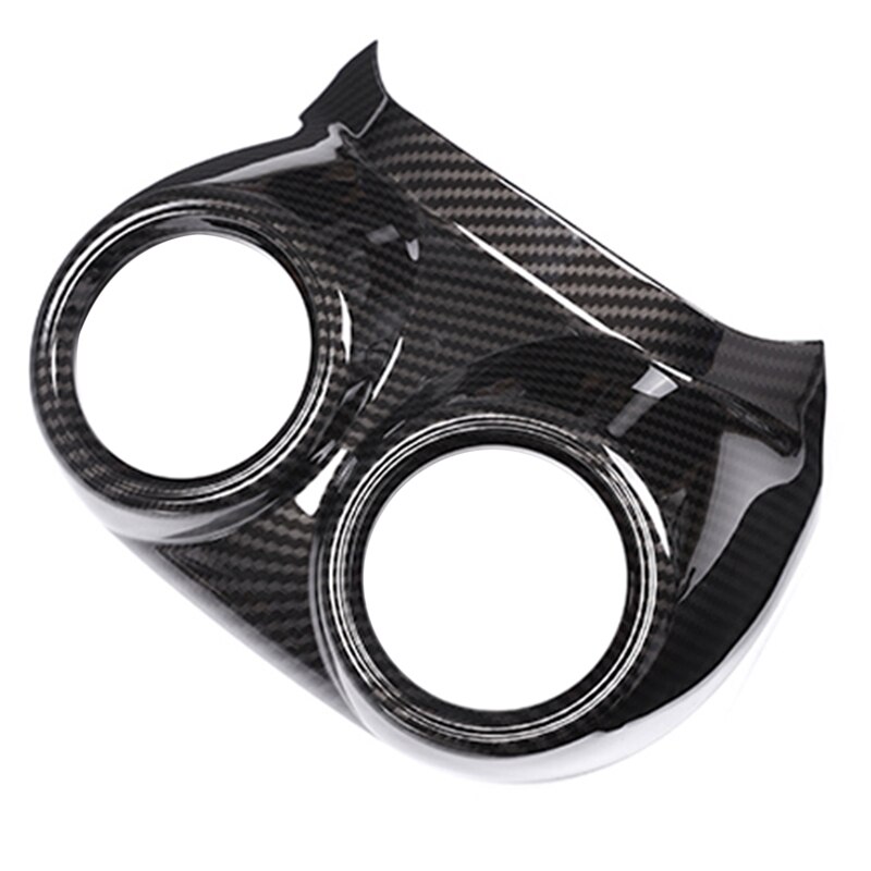 Carbon Fiber For Alfa Romeo Stelvio Abs Plastic Rear Air Conditioning Vent Outlet Cover Trim Car Accessories