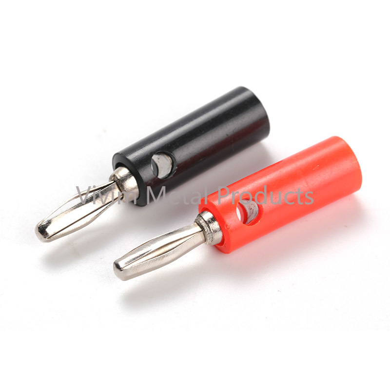 10 Stuks Audio Luidspreker Schroef Bananenpluggen Connectoren 4Mm Op Voorraad Zwart Rood Facotry Online Gouden