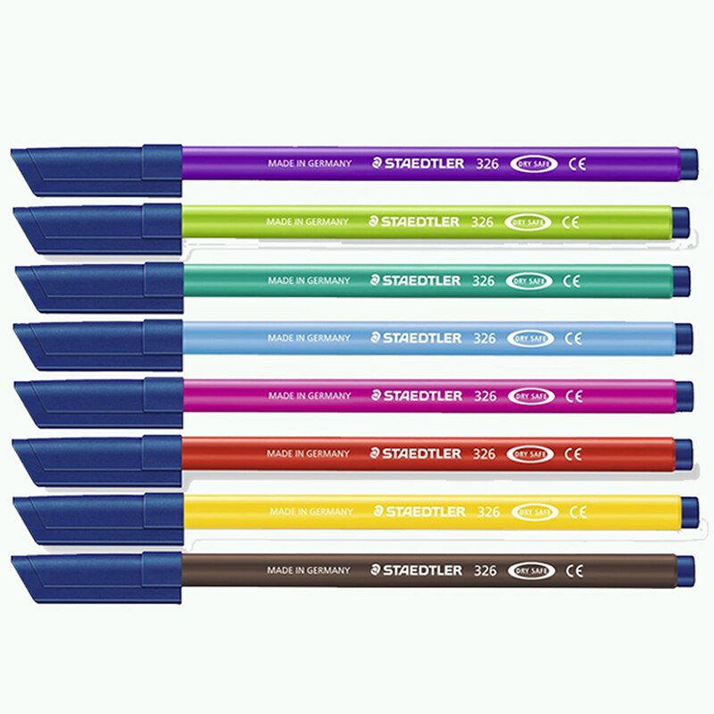 Staedtler 326 WP10 10 Kleur Water Oplosbare Art Markers Pennen Set Aquarel Pen Veilig En Milieuvriendelijk Kan Worden gewassen