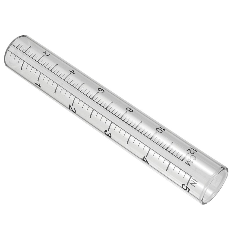 5 pouces capacité verre pluviomètre Tube de remplacement extérieur maison jardin Yard clair 140mm pluviomètre outil