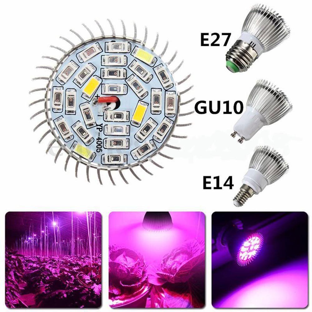 18/28/40/78/120 Leds Phyto Led Hydrocultuur Groei Licht E27 E14 GU10 Groeien Lamp volledige Spectrum Uv Ir Lamp Plant Zaailing Fitolamp